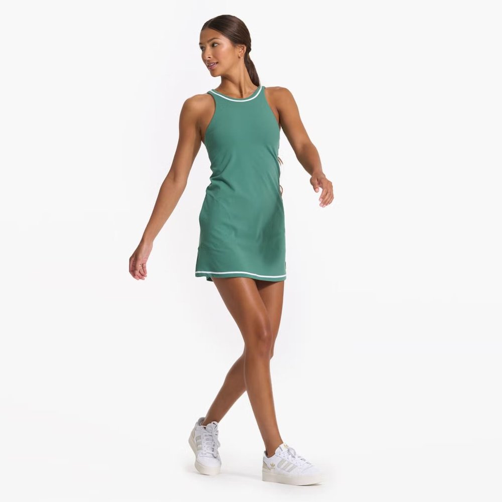 Sold Out NWT Vuori Volley Dress Green, Small Medium S M